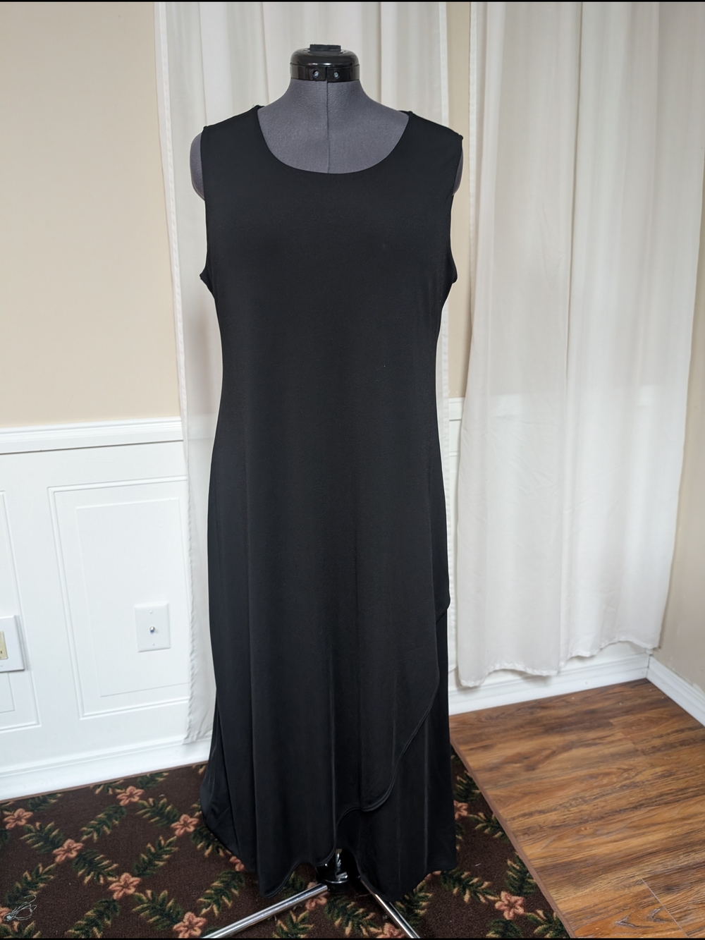 Alfani Black Sleeveless Maxi Dress